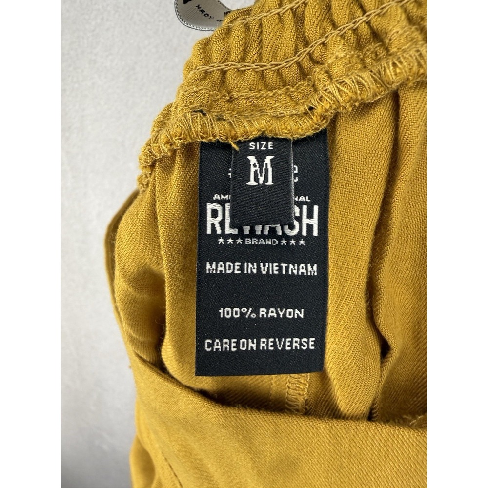 Rewash‎ Yellow Ochre Wide Leg Culottes Palazzo Pants Womens M NWT - Picture 11 of 12